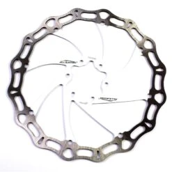 Alligator Bremsscheibe Crown - Weiß / Silber