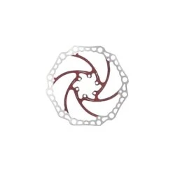 Alligator Bremsscheibe Original - Rot / Silber