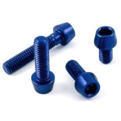 Aluminium - Schrauben - Innensechskant Konischer Kopf - Blau