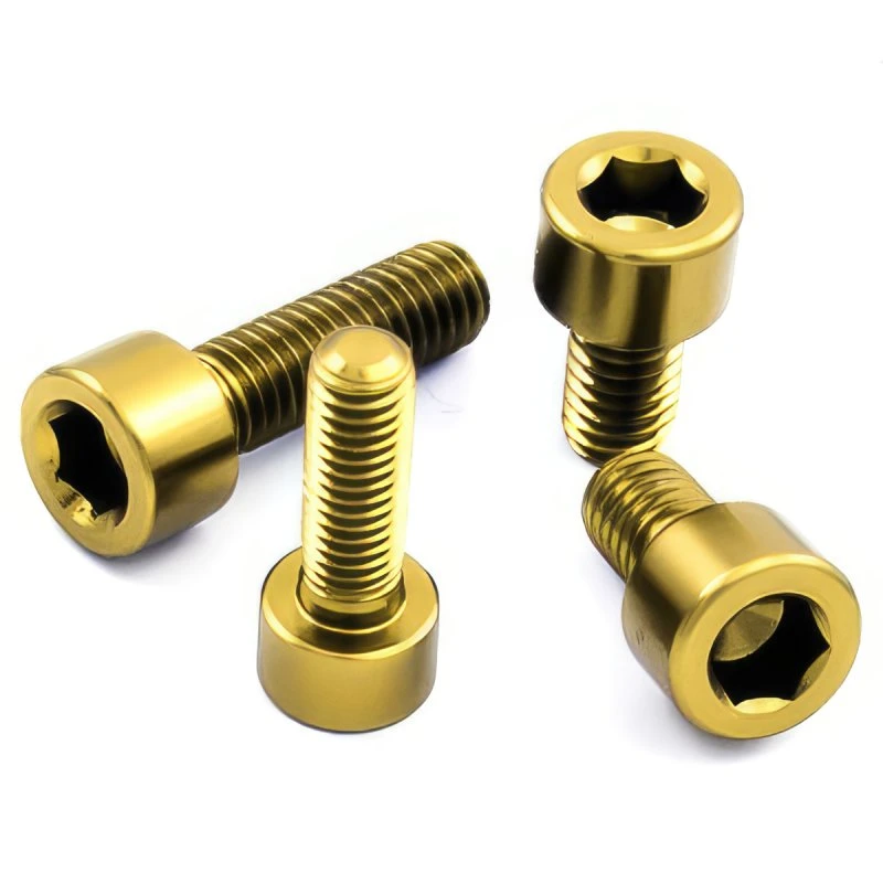 Aluminium - Schrauben - Zylinderkopf DIN 912 - Gold 1 Aluminium - Schrauben - Zylinderkopf DIN 912 - Gold