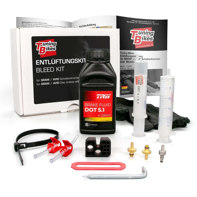 Entlüftungskit / Bleed Kit Für SRAM / Avid Scheibenbremsen (inkl. Bleeding Edge) 1 Entlüftungskit / Bleed Kit Für SRAM / Avid Scheibenbremsen (inkl. Bleeding Edge)