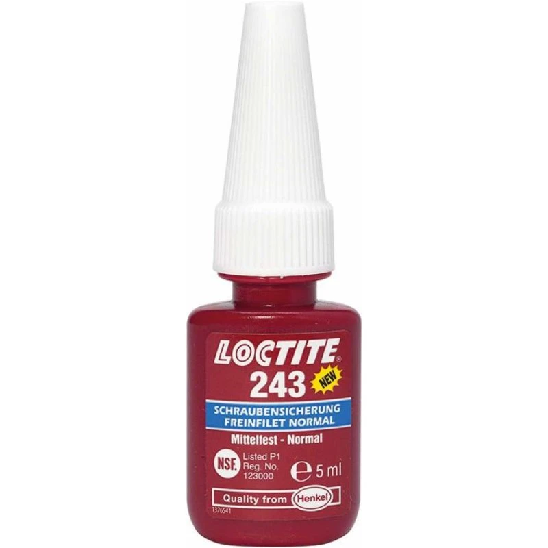 Loctite 243 - Schraubensicherung - Mittelfest - 5ml 1 Loctite 243 - Schraubensicherung - Mittelfest - 5ml