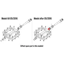 Reverse Pedalmutter Für Black ONE Pedal Nach 05/2016