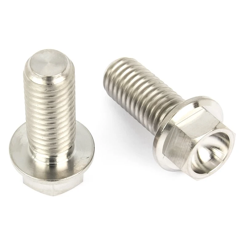 Titan Schrauben - Flacher Sechskant Mit Bund 1 Titan Schrauben - Flacher Sechskant Mit Bund