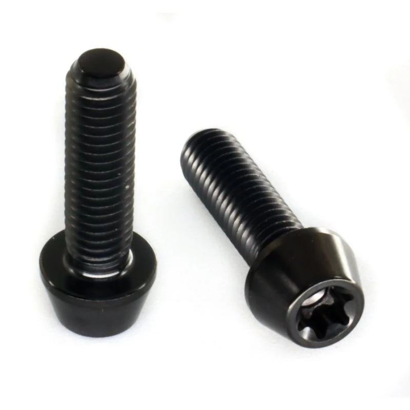 Titan Schrauben - Torx Konischer Kopf - Schwarz 1 Titan Schrauben - Torx Konischer Kopf - Schwarz